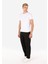Relaxed Fit Orta Bel Geniş Paça Erkek Siyah Pantolon Cl1071446 3