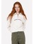 Beyaz Kadın Sweatshirt 1