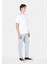 067 Jack Regular Fit Orta Bel Daralan Paça Erkek Mavi Jean Pantolon CL1073041 3