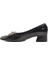 Siyah Kırışık Tekstil Kadın Günlük Ayakkabı 704685 Z 2