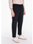 Regular Fit Orta Bel Düz Paça Erkek Lacivert Pantolon 4