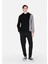 Regular Fit Erkek Siyah Sweatshirt 3