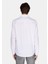 Regular Fit Shirt Neck Düz Erkek Beyaz Uzun Kol Gömlek CL1073846 2