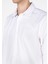 Regular Fit Shirt Neck Düz Erkek Beyaz Uzun Kol Gömlek CL1073845 4