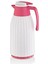 Cam termos 1,5 L, oluklu, pembe renkli, ve şık tasarım 1