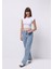 Regular Fit Kadın İndigo Jean Pantolon 3