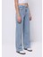 Regular Fit Kadın İndigo Jean Pantolon 4