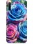 Huawei Honor 20 Lite Uyumlu Gökkuşağı Renkli Güller Desenli Silikon Kılıf 1