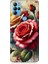 General Mobile Gm 21 Pro Uyumlu Kırmızı Sarı Gül Tutkusu Desenli Silikon Kılıf 1