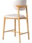 Polo Ahşap Naturel Krem Mutfak Bar Sandalyesi 3