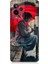General Mobile Gm 24 Pro Uyumlu Kırmızı Şemsiyeli Kadın Yalnızlık Desenli Silikon Kılıf 1