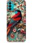 General Mobile Gm 21 Plus Uyumlu Çini Desenli Kuş Kompozisyonu Desenli Silikon Kılıf 1