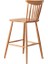 Teksas Ahşap Naturel Kolsuz Mutfak Bar Sandalyesi 6