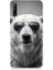 Huawei P Smart Pro Uyumlu Havalı Gözlüklü Ayı Desenli Silikon Kılıf 1