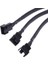 4 Pin Fan Y Pwm Çoklayıcı Splitter Kablosu 3 Pin 3 Port 4303 2
