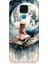 Huawei Mate 30 Lite Uyumlu Ay Üzerinde Hayalci Kız Desenli Silikon Kılıf 1
