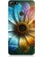 Huawei Y7 2018 Uyumlu Yaprakta Gökkuşağı Çiçek Desenli Silikon Kılıf 1