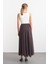 Eva Parçalı Uzun Etek Antrasit 4
