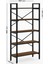 5 Raflı Metal Kitaplık - Sacramento Meşe - 180x34x90 cm 5