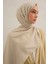 Bej Link Desen Bambu Cotton Şal 17 3