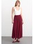 Eva Parçalı Uzun Etek Bordo 1