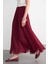 Eva Parçalı Uzun Etek Bordo 2