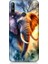 Huawei P40 Lite E Uyumlu Ateşte Yürüyen Fil Desenli Silikon Kılıf 1