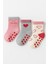 Kız Bebek Kalpli 3'lü Havlu Soket Çorap 1