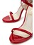 Kadın Vegan Kırmızı Rugan Topuklu Ayakkabı 828 8505 Bn Ayk Y25 Kırmızı Rgn 4