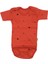 Unisex Turuncu Figürlü Kısa Kol Zıbın - 1015508 1