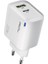 AC-116 20W Gan Teknolojili Çift USB + Type-C Süper Hızlı Şarj Adaptörü | PD20W + Qc3.0 Destekli | Akıllı Isı Kontrolü | LED Işıklı Tasarım 1