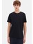 Ds Damat Comfort Fit Siyah %100 Pamuk T-Shirt 6HC14ORT02005 1