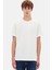Ds Damat Comfort Fit Beyaz %100 Pamuk T-Shirt 6HC14ORT02005 1