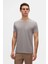 Slim Fit Gri T-shirt 4HC141996753M 1