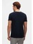 Slim Fit Lacivert T-shirt 4HC141996753M 3
