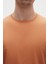Slim Fit Tarçın Bisiklet Yaka Pamuklu Nefes Alabilen T-Shirt 4HC141996753M 6