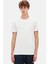 Slim Fit Beyaz T-shirt 4HC141996753M 1