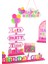Pembe Happy Birthday Parti Seti Doğum Günü Parti Seti Doğum Günü Arka Plan Doğum Günü Süs 1