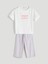 Yeni Sezon Bisiklet Yaka Nakisli Kadin Pijama Takimi - S5HR33Z8 1