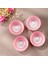 Pastel 4 Parça Cam Kase 10 cm Pembe 1