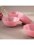 Pastel 4 Parça Cam Kase 10 cm Pembe 3