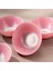 Pastel 4 Parça Cam Kase 10 cm Pembe 4