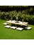 Katlanabilir Piknik Masası – Katlanabilir Kamp Masası – 75X200 cm - Ceviz 5