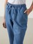Lcw Grace Mavi Beli Lastikli Straight Fit Kadın Jean Pantolon 4