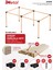 Ahşap Pergola Seti Iki Bölümlü 90 x 90 mm Ahşaplar Dahil 1