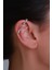 14 Ayar Altın Yılan Industrial Earcuff 2