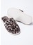 Leopar Desen Havlu Terlik Kaymaz İnce Taban 3