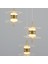4113-3A 3'lü Dekoratif LED Sarkıt Avize 3