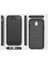 Samsung Galaxy J5 Pro ile Uyumlu Kamera Korumalı Darbe Önleyici Carbon Brushed Silikon Kılıf 3