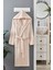 Textile Wise Unisex Kapüşonlu Bornoz ( Banyo Lifi Hediyeli) 1